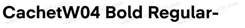 CachetW04 Bold Regular字体转换